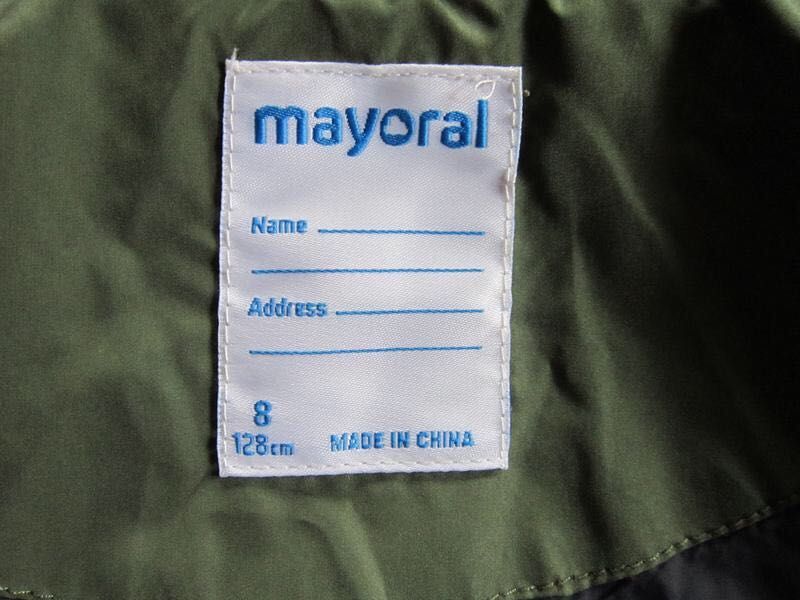 Куртка брендова mayoral для хлопця на 8 років 128 см