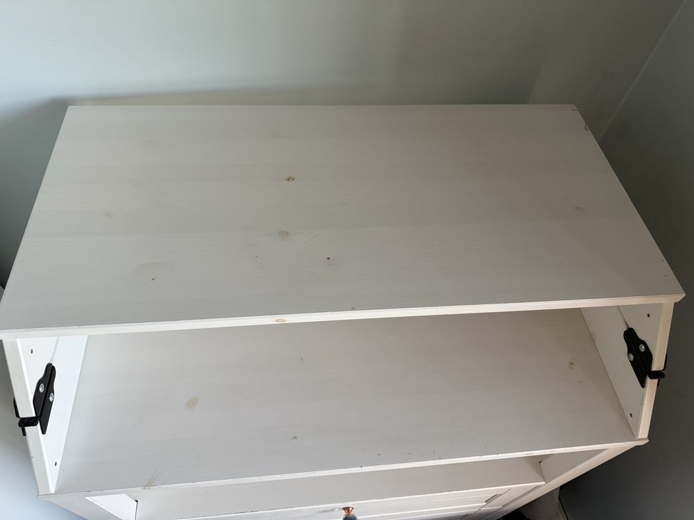 Komoda z przewijakiem drewno Ikea Sundvik