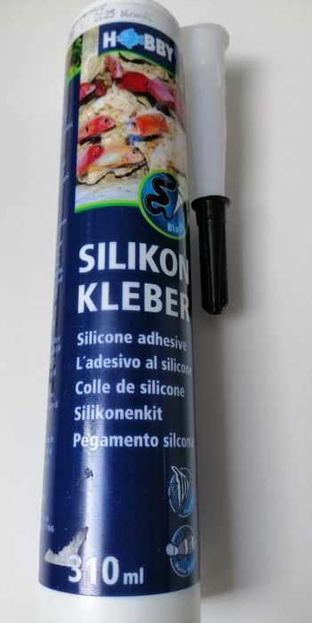 Sylikon akwarystyczny czarny Hobby 310 ml