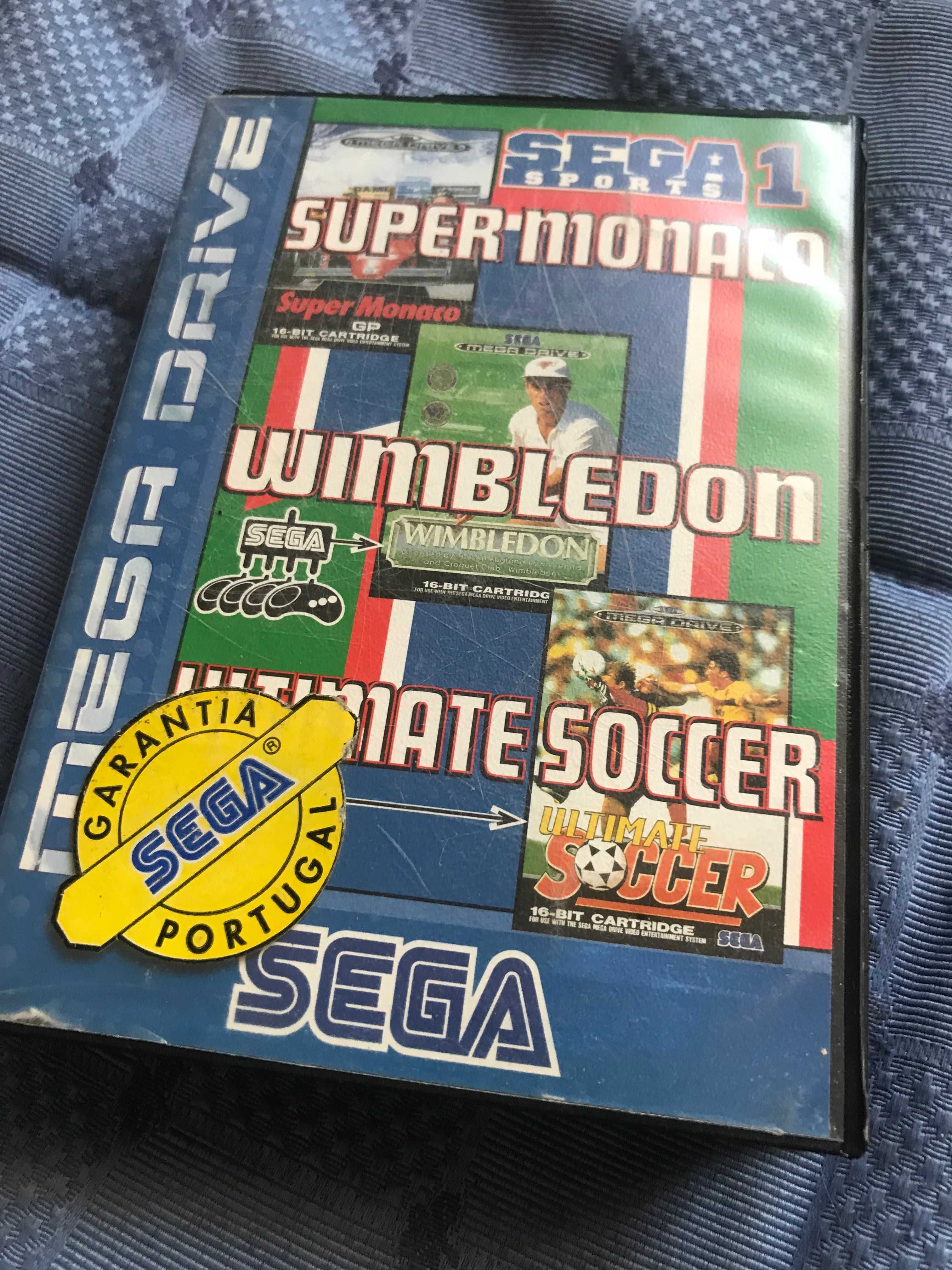 Sega Sports 1 (Super Monaco, Wimbledon, Ultimate Soccer) - Mega Drive