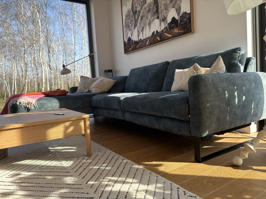 Narożnik rozkladany  szezlag i siedzisko z funkcja relaks