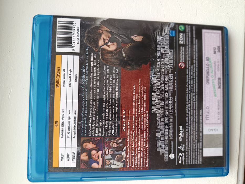 DVD blu ray crepúsculo