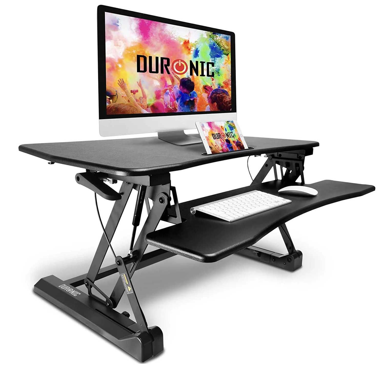 Biurko stojące do pracy laptopa nakładka Duronic DM05D2 stan idealny