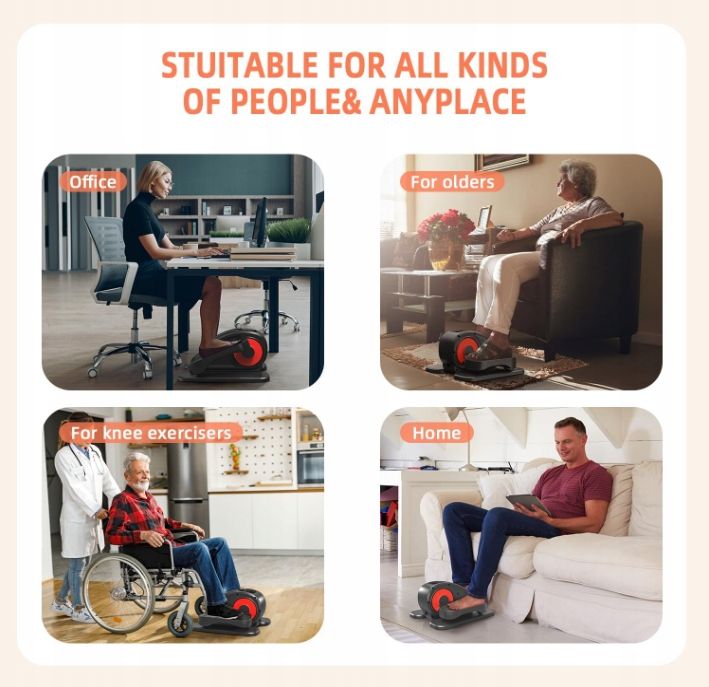 Hoftme Eliptyczny Pedał Do Ćwiczeń, Biurko Pedalboard Uszkodzony