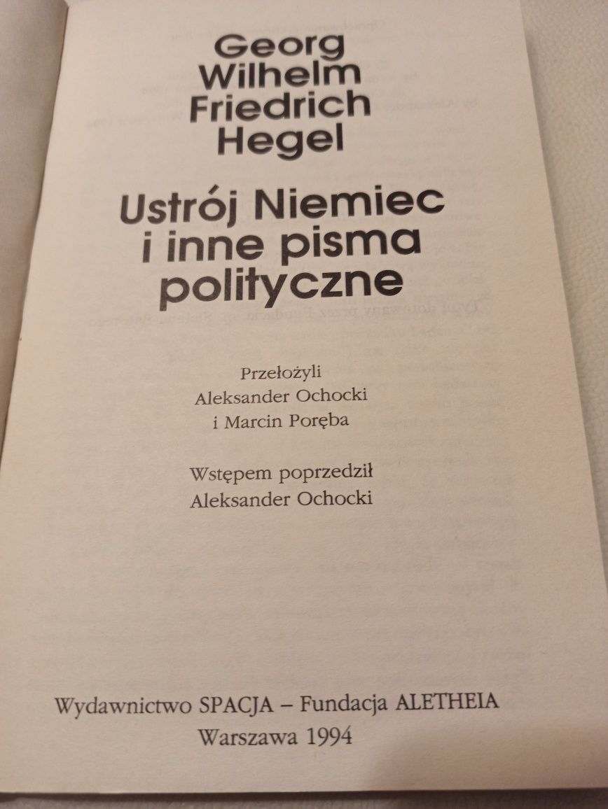 Hegel ustrój niemiec