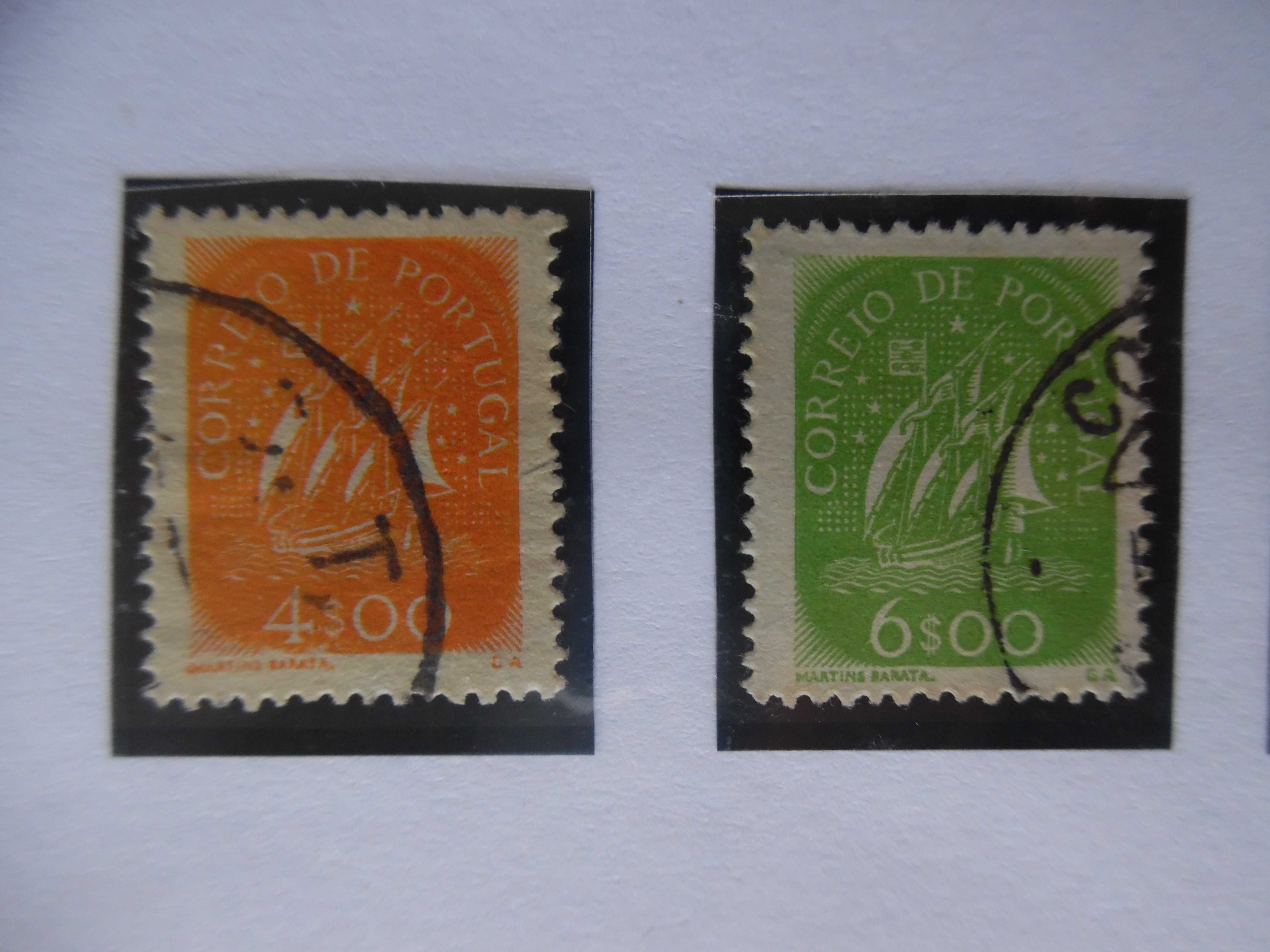 Selos Portugal 1948/49-Caravela Novos Valores Completa usados/novo