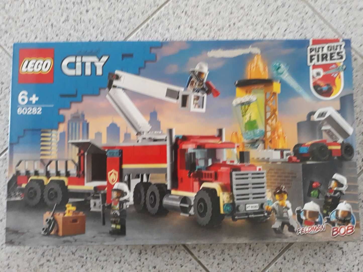 Lego city - carros dos bombeiros 6+ - SELADO