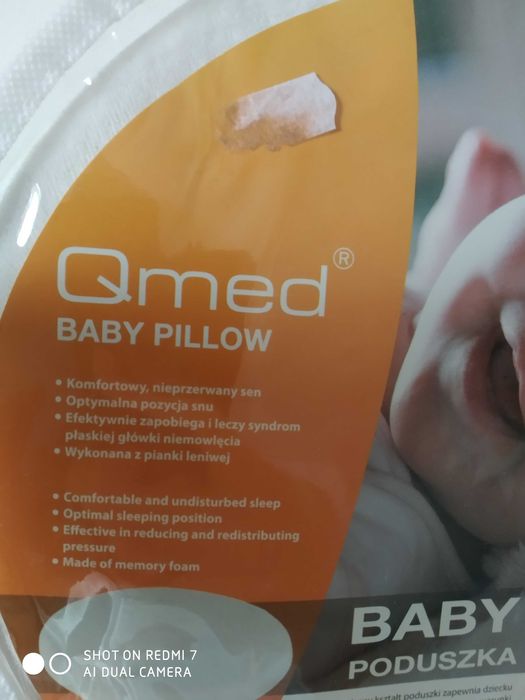 Poduszka profilowana dla niemowląt Qmed