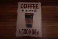 Дерев'яний постер Wood Posters "Coffee is always a good idea" ФанераA4