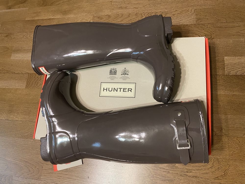 Новые HUNTER оригинал! Каучуковые натуральные сапоги резиновые хантер