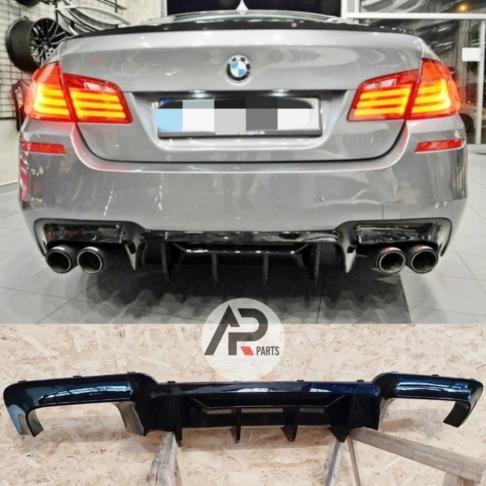 BMW F10 F11 Difusor Mperformance DTM Preto brilhante