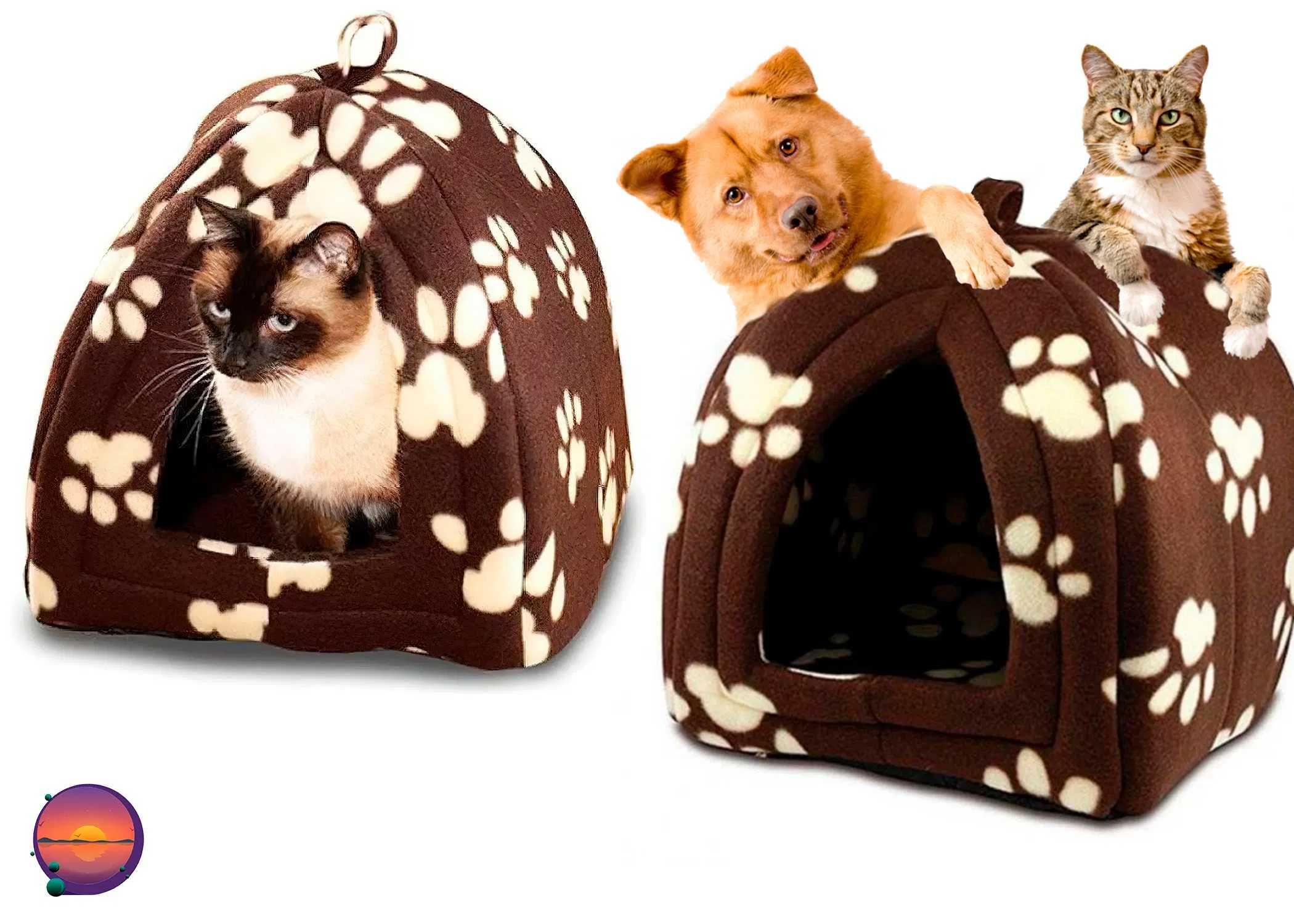Прекрасный домик для котов собак животных Pet Hut 35см х 35см х 40см