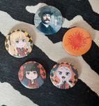 Przypinki anime Kakegurui game of thrones sherlock