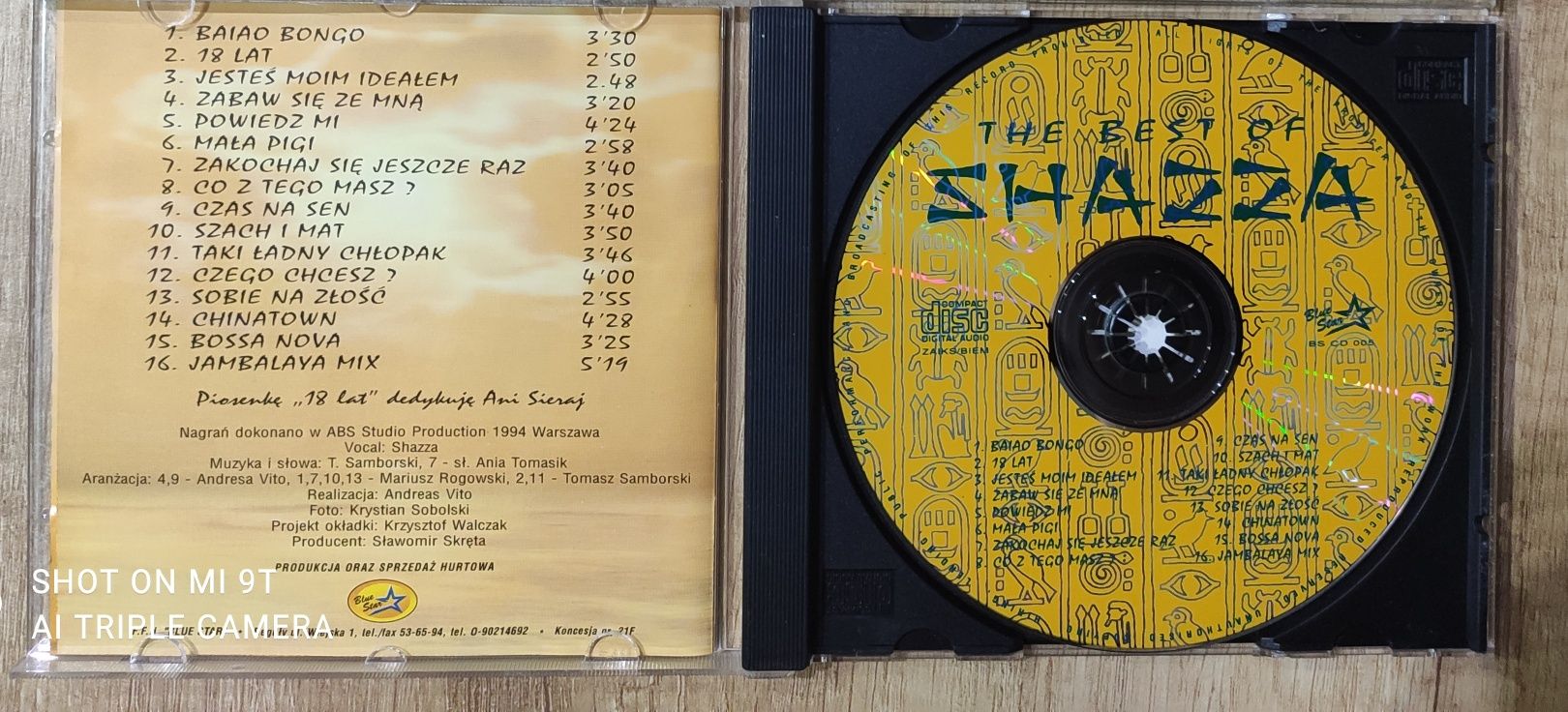 SHAZZA The Best Of wydanie BLUE STAR płyta CD disco polo