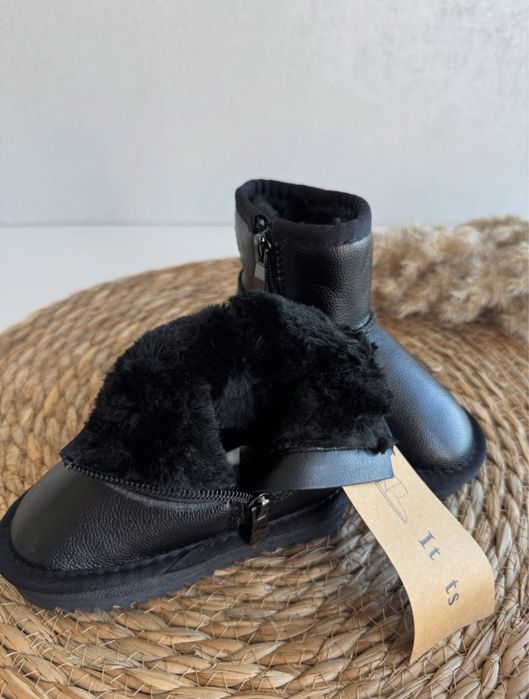 Зимові замшеві шкіряні угги уггі угі уги унісекс чоботи