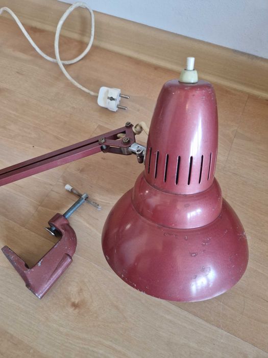 lata 70 Szwedzka lampa retro Architekta E27 60W biurkowa LEDU Type W 3