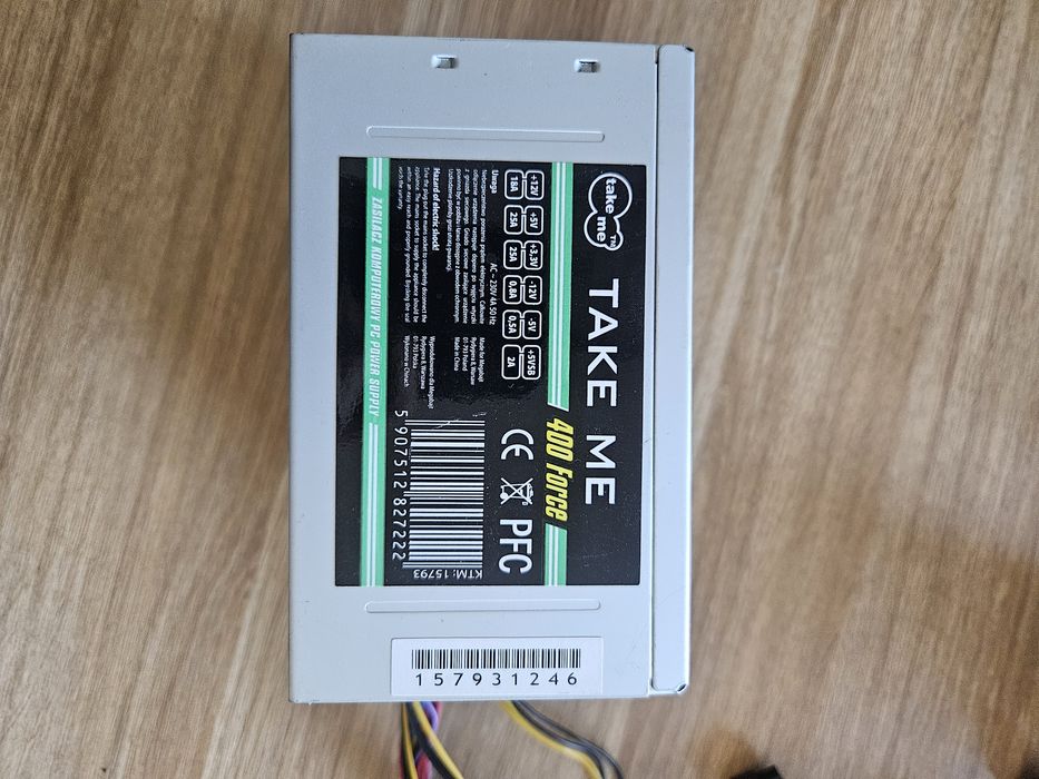 Zasilacz komputerowy ATX TakeMe 400W