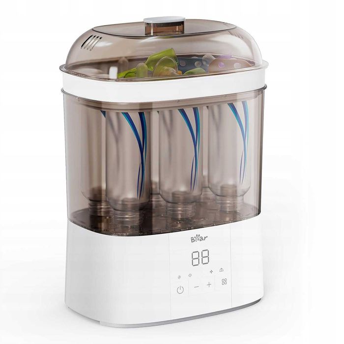 Sterylizator i suszarka do butelek Bear, szybka dezynfekcja i suszarka