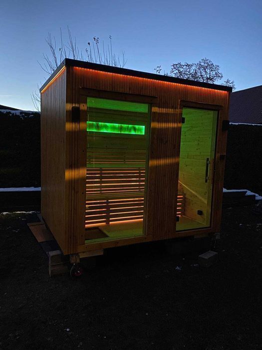 Sauna Ogrodowa Premium 250x200x245 – Lunar Garden – Luksus w Ogrodzie