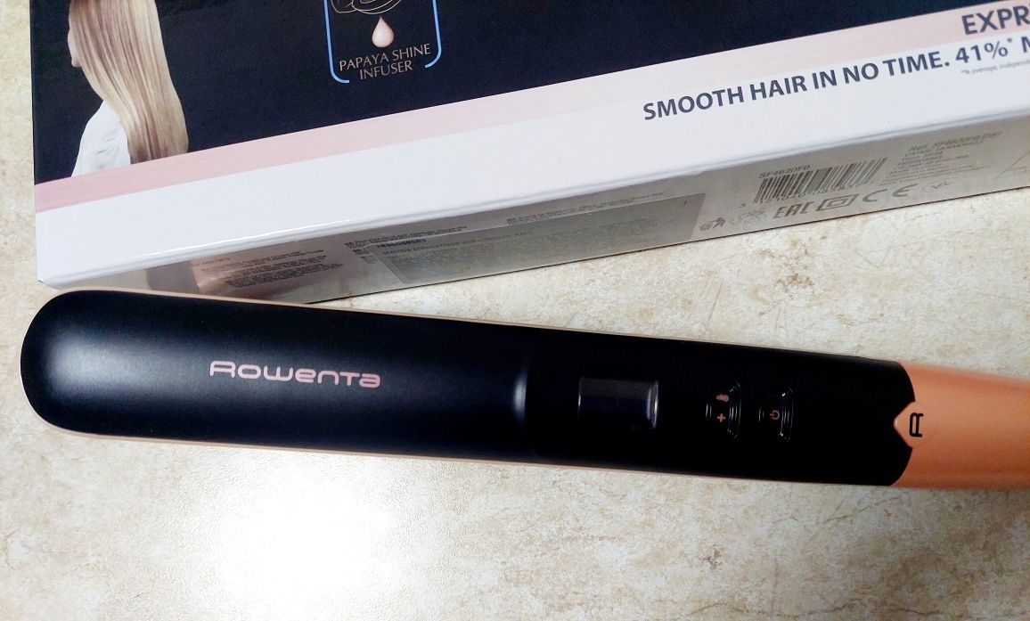 Вирівнювач утюжок для волосся Rowenta Liss & Curl 2в1
