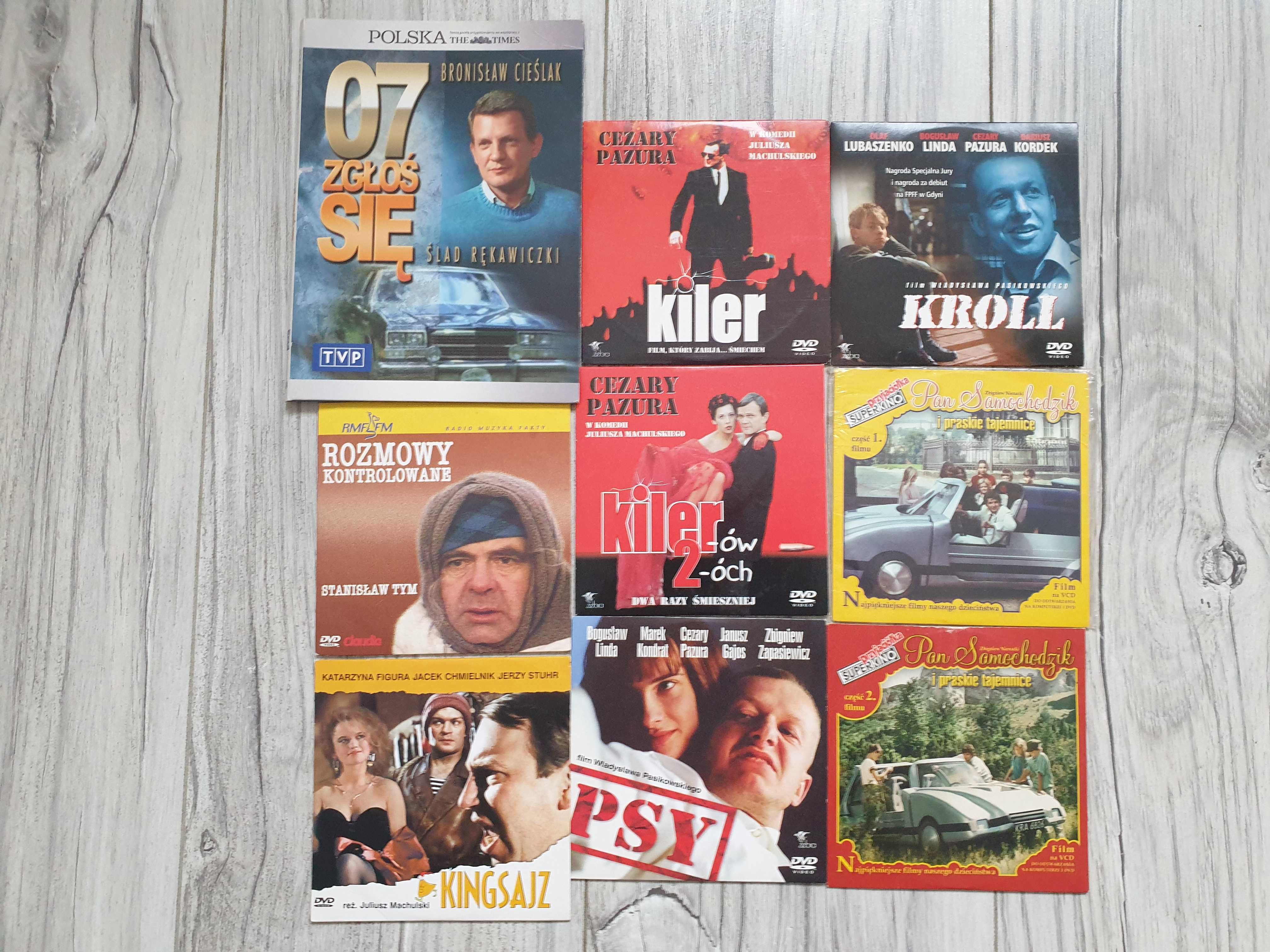 Zestaw Polskich Filmów VCD/DVD wydania z gazet i magazynów - 9 szt.