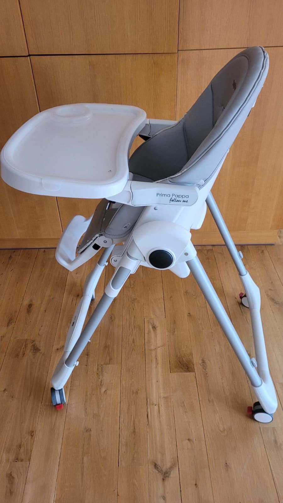 Peg perego prima pappa folow me krzesełko szare