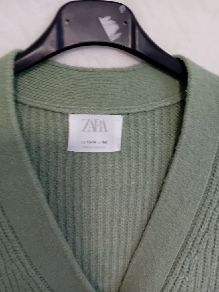 #Zara sweter zielony 164 oversize