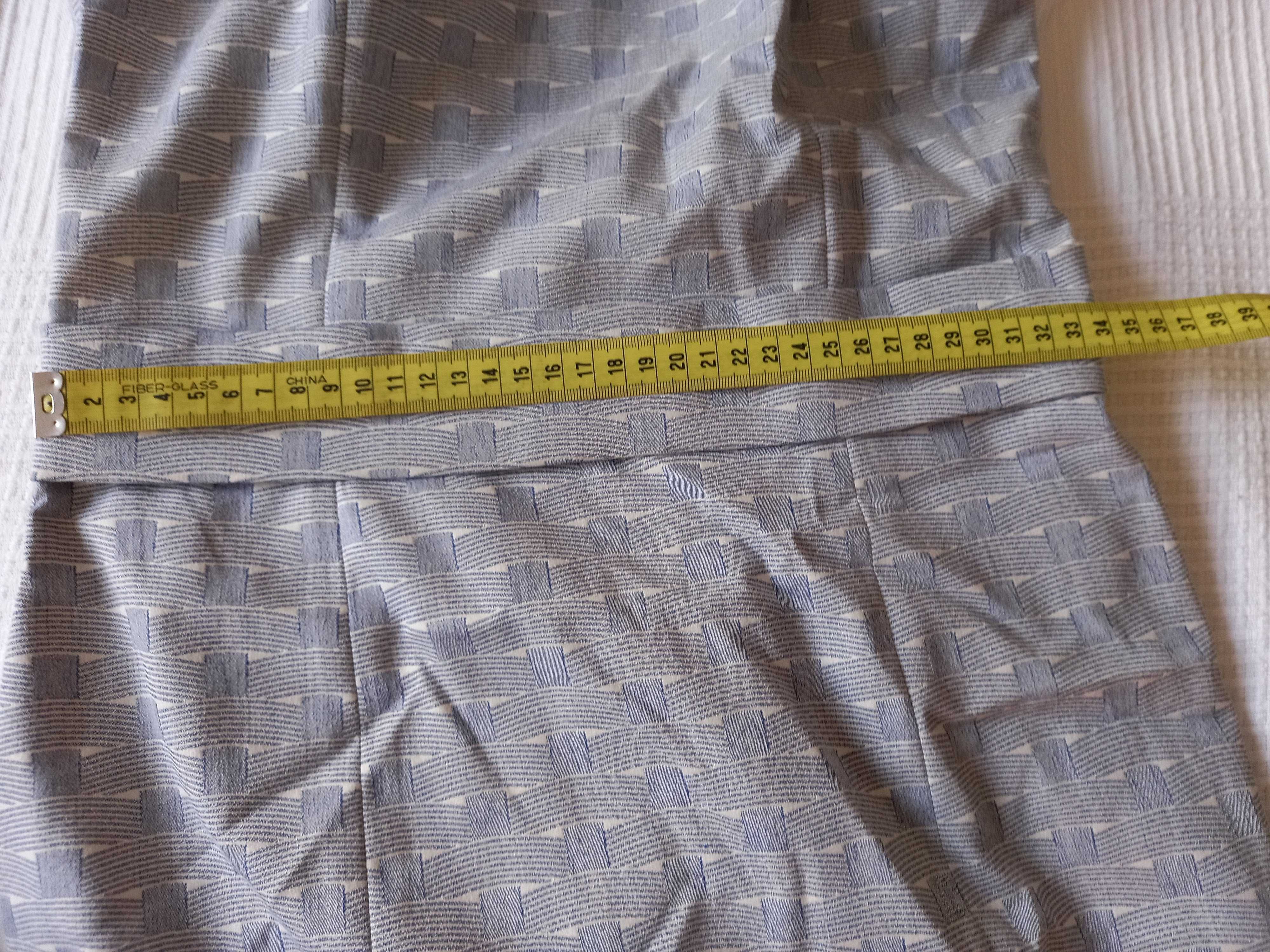 Vestido azul/branco, Globe, Tam 34 (Portes incluídos)