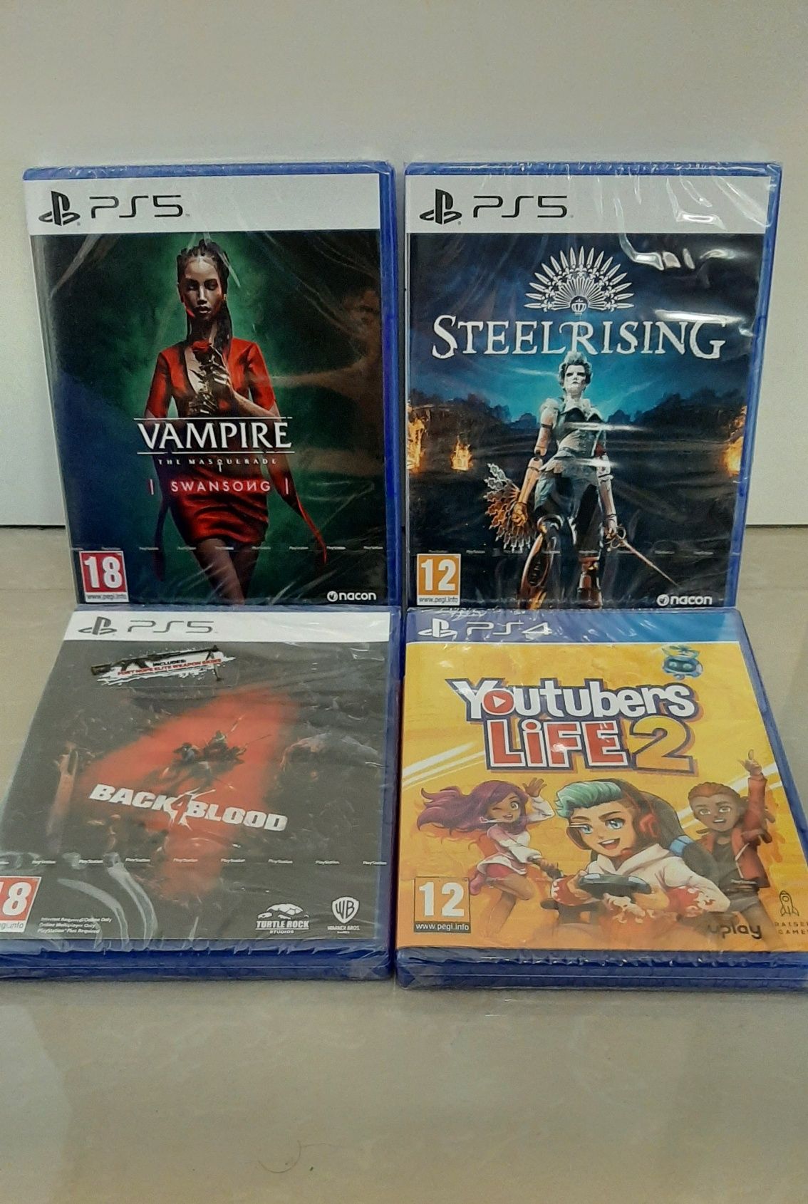 PS4 PS5 Jogos novos selados