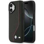 Etui BMW M Carbon Line & Logo MagSafe na iPhone 17 - czerwone