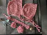 Bonetka czapka handmade szydełko