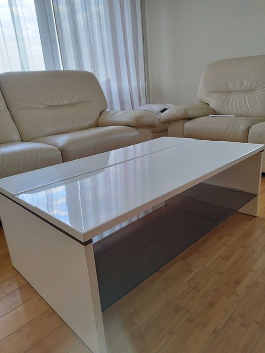 Ława biały połysk