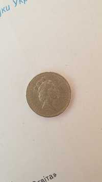 Монети 1 фунт,1985 р