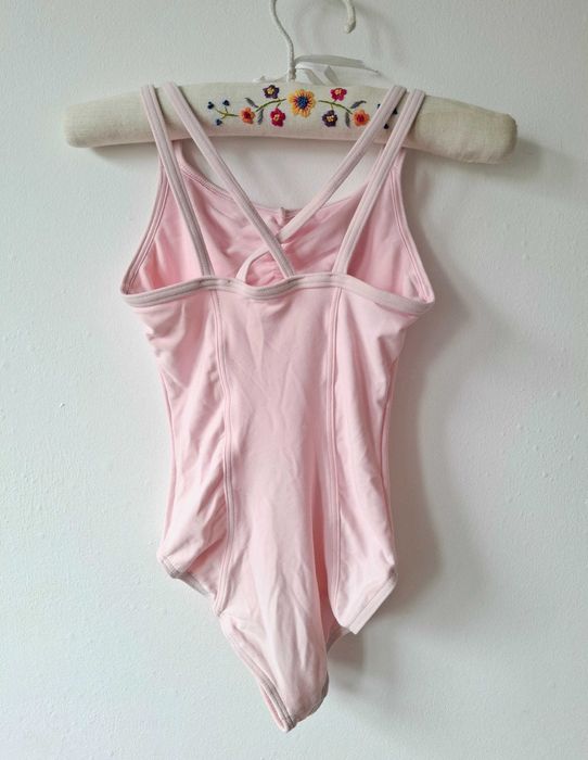 Fato de ballet rosa para 9 anos