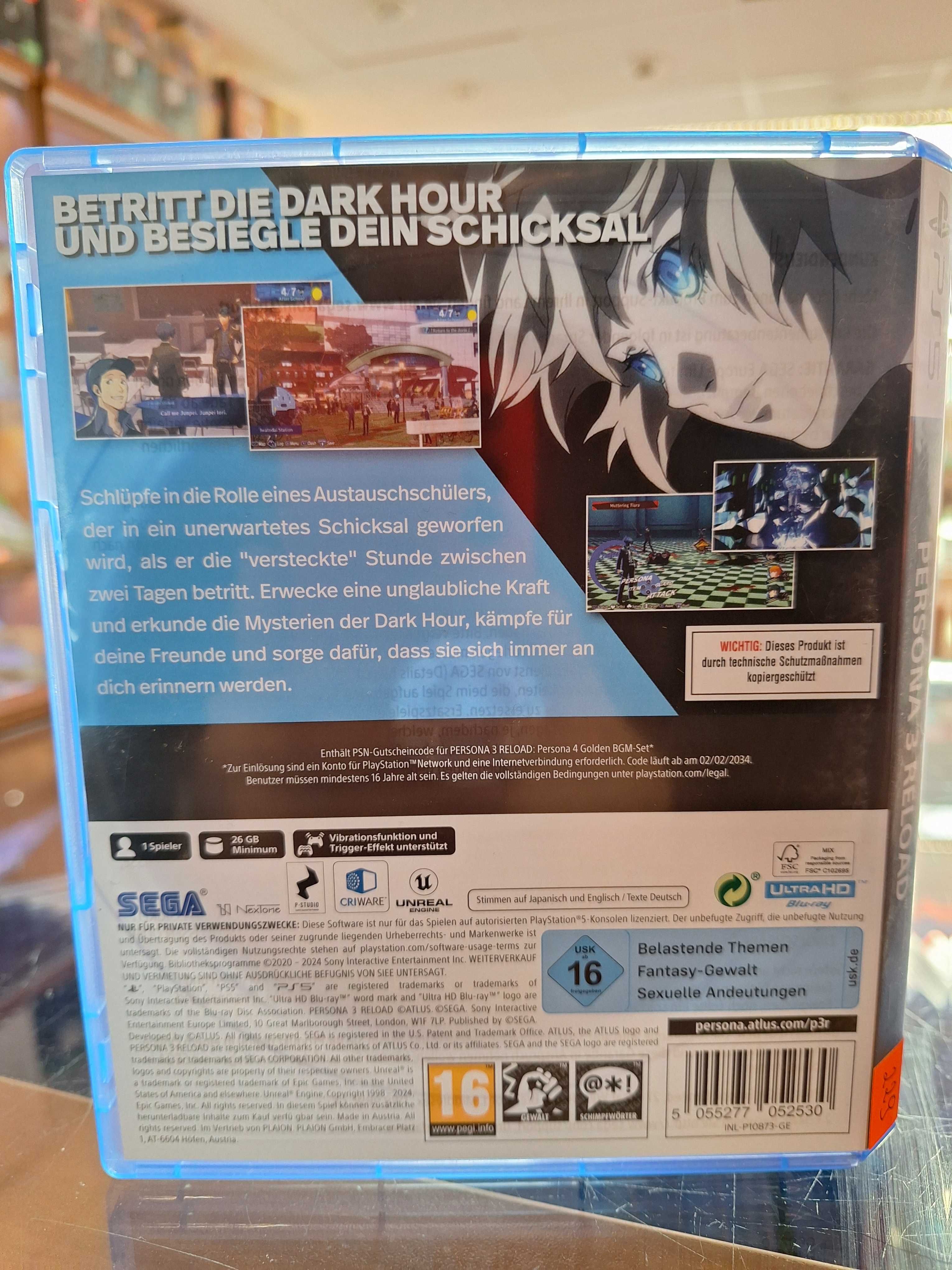 Persona 3 Reload PS5, BDB, CentrumGrania