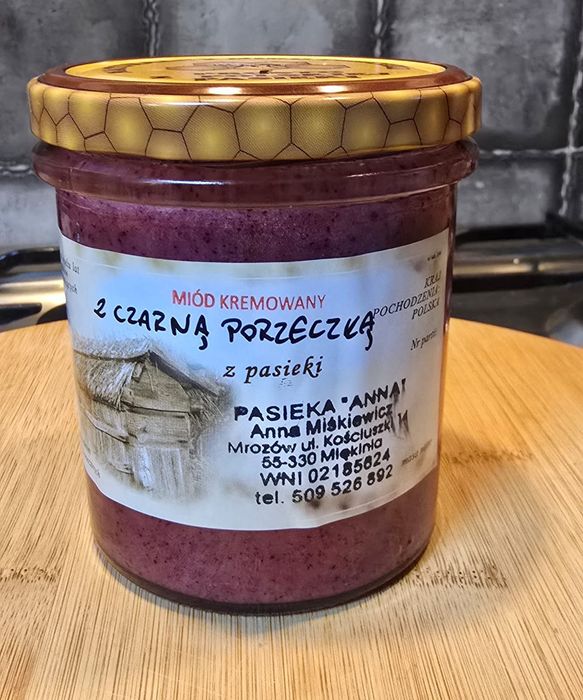 Miód kremowy z owocami liofilizowanymi