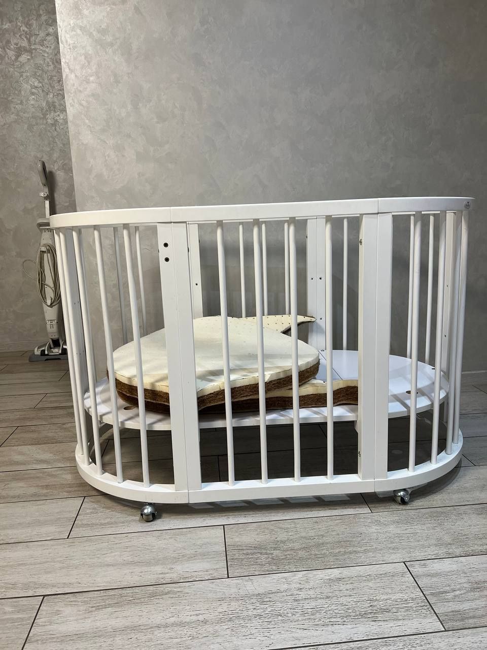 Дитяче ліжко трансформер з матрацом,детская кроватка,кресло-лежак,круг