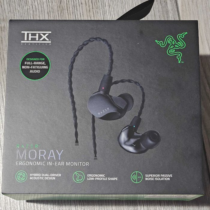 Razer Moray Nowe gamingowe słuchawki douszne / dokanałowe