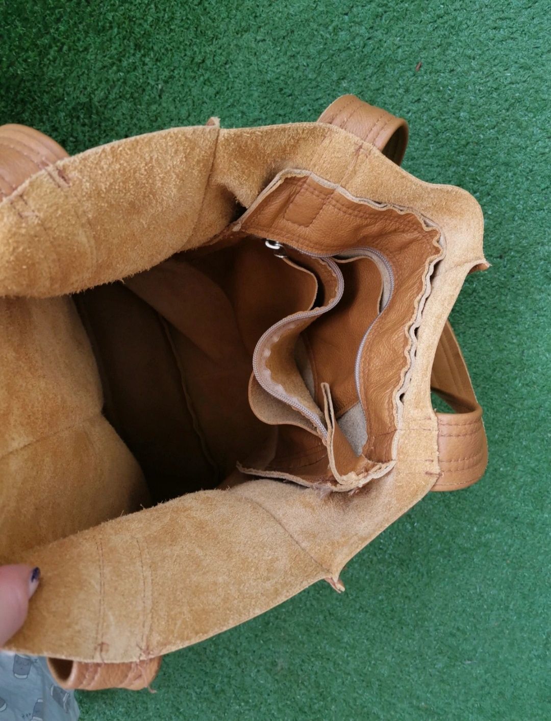 Torebka shopper skóra