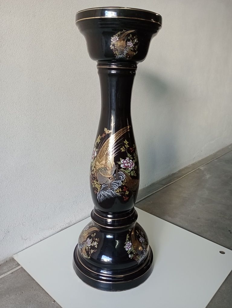 Vaso coluna suporte cerâmica grande