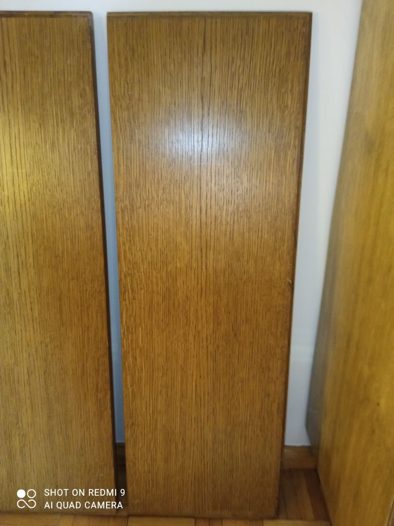 2x Półka w okleinie dębowej