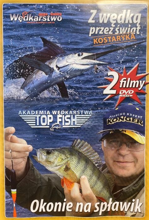 Filmy o tematyce wędkarskiej na płytach 3xCD - 4 filmy ok. 3 godz.