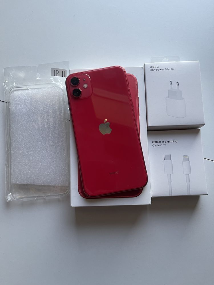 iPhone 11 64gb red bateria 100%