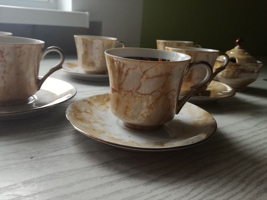 Kolekcja kawowa -serwis z ZPS "Karolina" (dla 6 os.) PRL