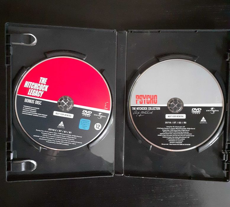 Psycho (1960 filme Hitchcock) DVD edição comemorativa 2 dvds