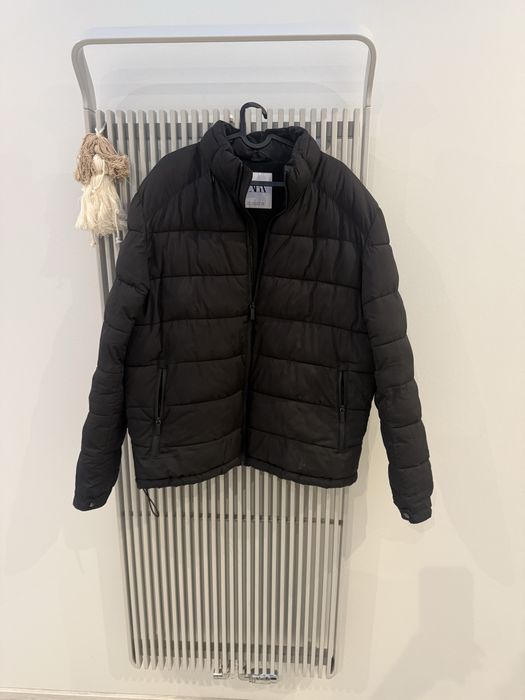 Meska ciepla kurtka zara kaptur chowany