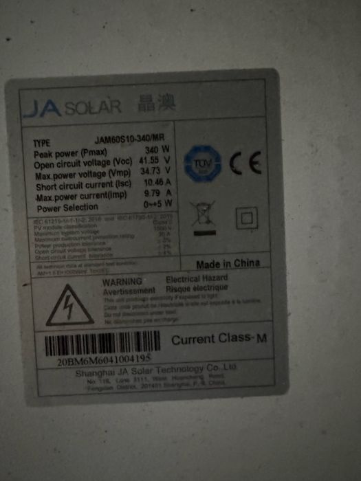 sistema Fotovoltaico completo 4 paineis EDP 1360W