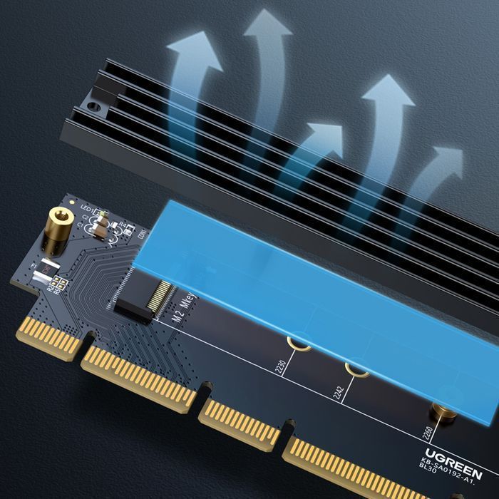 Ugreen Karta Rozszerzeń PCIe 4.0 X16 do M.2 NVMe M-Key