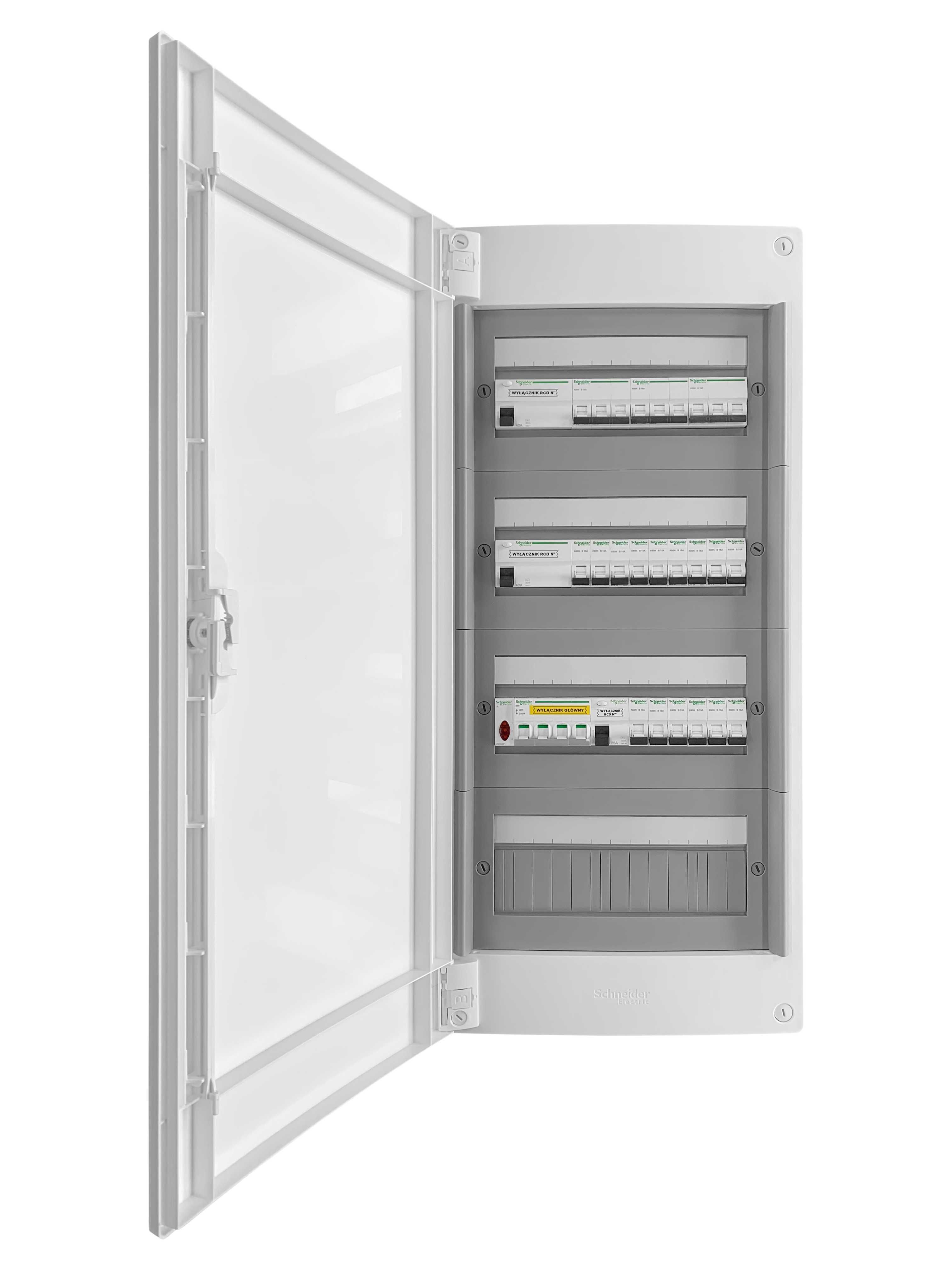 Rozdzielnica modułowa natynkowa gotowa 4x13 modułów Schneider Electric