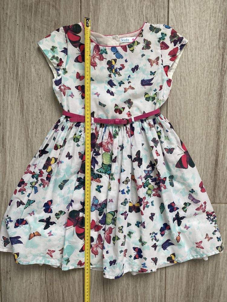 джинсовая куртка\платье POLO на девочку 7-8лет\122-128см